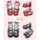 Mademoiselle Pearl Bow Rabbit Shoes(Reservation/4 Colours/Full Payment Without Shipping)